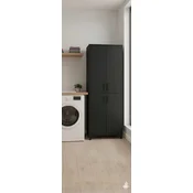 Hanah Home Multifunkcionalna komoda, Crna