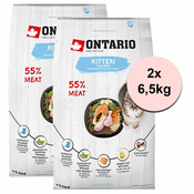 Ontario Kitten Salmon 2x6,5 kg