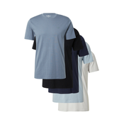 HOLLISTER Majica, svijetloplava / tamno plava / siva / crna