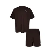 SikSilk Obleka za doma temno rjava