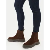 Weekend Max Mara Gležnjarji Chelsea Genepi 24257960556 Rjava