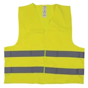 Odsevni jopič Donau Safety - rumena barva, velikost. L