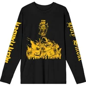Iron Maiden Holy Smoke Isolated Yellow (Sleeve Print) Black L Majica