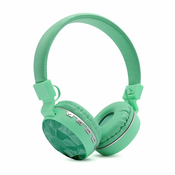 Bluetooth slušalice A5 Shiny Fashion Style/ tirkizna