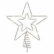 EMOS LED povezana božicna zvijezda, 28,5 cm, vanjska/unutarnja, toplo bijela