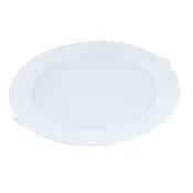 XLED 18W 6500K Ugradni okrugli LED panel plasticni,1980Lm,?221*29mm, otvor rupe:195mm,Ra80, IP20