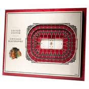 Chicago Blackhawks 3D Stadium View slika