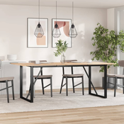Noge za blagovaonski stol O-oblika 180x80x73cm celik