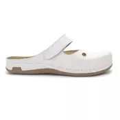 Leon anatomske klompe ANATOMSKE USNJENE COKLE, (KO953_WHITE-40)