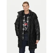 HUGO Jakna iz umetnega usnja Misian2441 50522494 Črna Relaxed Fit
