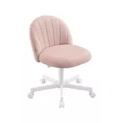 Songmics Pisarna stol 60x60x73-88 cm roza