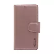 Maska na preklop Hanman Mill za Huawei P40 roze zlatna.
