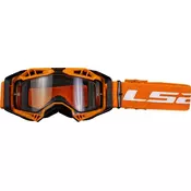 Motokros očala LS2 Aura Enduro Series + Pinlock, oranžna