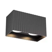 Redo 01-3412 - Točkovna svetilka DELPHI 2xGU10/7W/230V 16,1x8,1 cm črna
