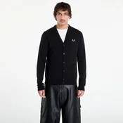 Pulover FRED PERRY Classic Cardigan Black M