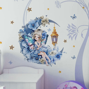 Nalepka za steno / Tapeta Flower Moon KP34630