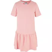 Valance Tee Dress for Girls - Pink