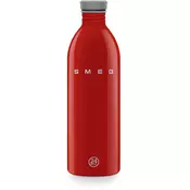SMEG WBF02RD Nerjavece jeklo steklenica 1 liter RDEČa, steklenicka za pitje