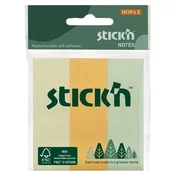 HOPAX Stick'n by Markerji Stick'n by FSC - 76 x 25 mm, 3x50 listov, pastelna mešanica