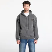 Mikina Carhartt WIP Hooded Vista Jacket Black Garment Dyed XS