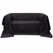 VIDAXL prevleka za kavč (mikro semiš), (210x280cm), siva