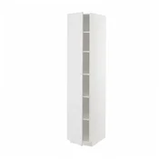 METOD Visoki element s policama, bela/Stensund bela, 40x60x200 cm