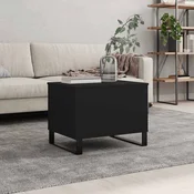 Stolic za kavu crni 60 x 44,5 x 45 cm od konstruiranog drva