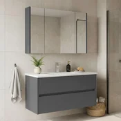 HANAH HOME Kupatilski ormaric sa umivaonikom i ogledalom (2 komada) Arno 100 760