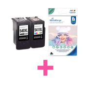 kartuša Canon PG-540XL + CL-541XL komplet - recikliran original XXL VEČJA POLNITEV + Foto papir