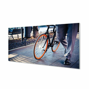 tulup.si Zidna obloga za kuhinju City bike noge 100x50 cm