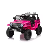 Mamido Električni avtomobilček OFF ROAD EXTREME 4x4 roza 24V | 200 W | 50 kg | EVA | LED | 2,4 Ghz | EKO usnje