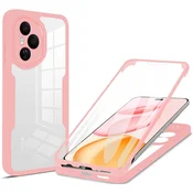 Hibridni Full body ovitek Techsuit ColorVerse 360 za Honor 400 Pro - pink