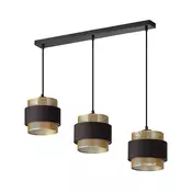 Osram - Luster na lanku DECOR HORNET 3xE27/10W/230V crna/zlatna