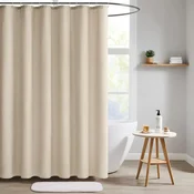 MIULEE 200x240 cm tuš zavesa z laneno teksturo