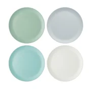 Set of 4 melamine plates, 28 cm - Colourworks