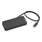 LENOVO USB-C potovalna priklopna postaja za dva zaslona z 100W adapterjem (EU)