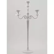METALNI SVECNJAK ZA 3 SVECE H90CM
