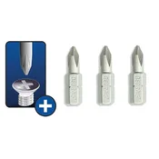 DEDRA Izvijačni nastavki Philips PH2x25 mm, 3 kosi