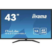 EVOLUENT iiyama ProLite X4373UHSU-B1 – LED-Monitor – 4K – 109.2 cm (43”) – HDR