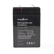 Nedis Akumulatorska svinčeno-kislinska baterija | Svinčeno kislina | Polnilna | 6 V | 4000 mAh