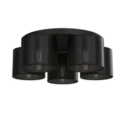 Plafonski luster LOFT SHADE 5xE27/60W/230V crna