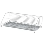 Odcejalnik za krožnike enonadstropni 50cm kromiran 68664