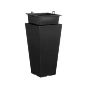 VEVOR Zunanji komplet cvetličnih loncev 300x300x570 mm Črn