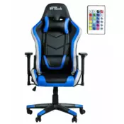 Gaming stolica ByteZone THUNDER crno/plava LED RGB