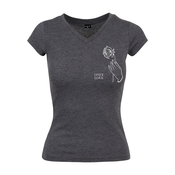 Ladies Only Love Tee Charcoal