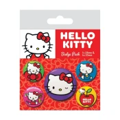 Pyramid HELLO KITTY (COLOURFUL POSES) komplet značk