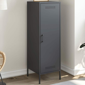 Visoka komoda antracit 36 x 39 x 113 cm celicna