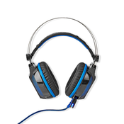 NEDIS gaming slušalke GHST500BK/ žične slušalke + mikrofon/ zvok 7.1/ LED/ USB/ kabel 2.1 m/ čr