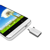 Transcend USB stick JetFlash 380, 64GB, srebrn