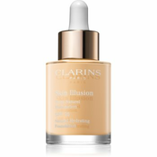 Clarins Face Make-Up Skin Illusion posvetlitveni vlažilni tekoči puder SPF 15 odtenek 108 Sand 30 ml